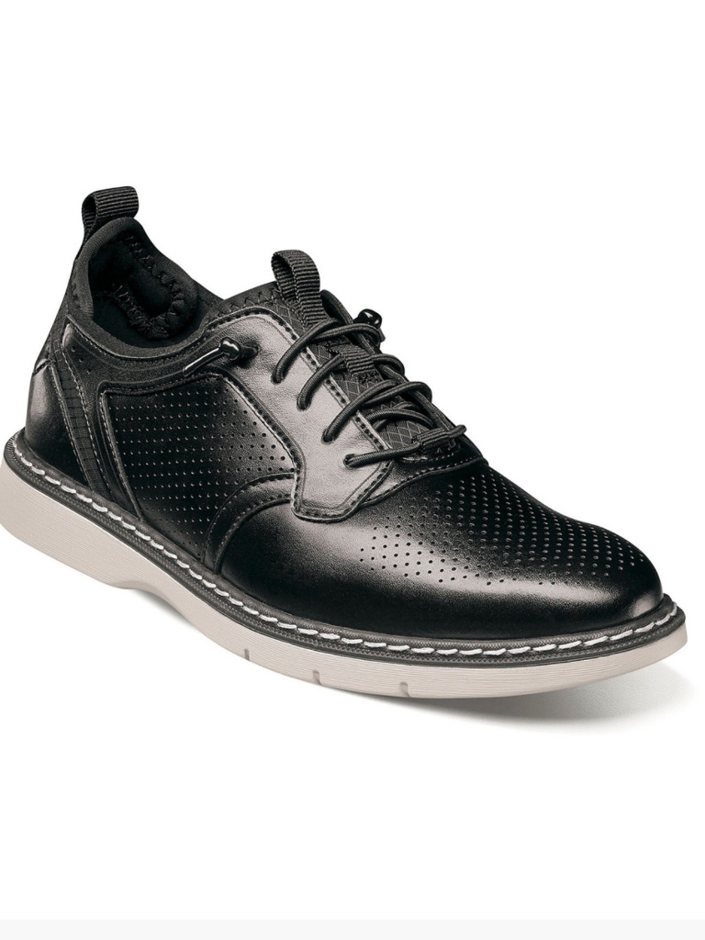 Stacy Adams
Little and Big Boys Sync Plain Toe Elastic Lace Up Dress Shoe.   #13